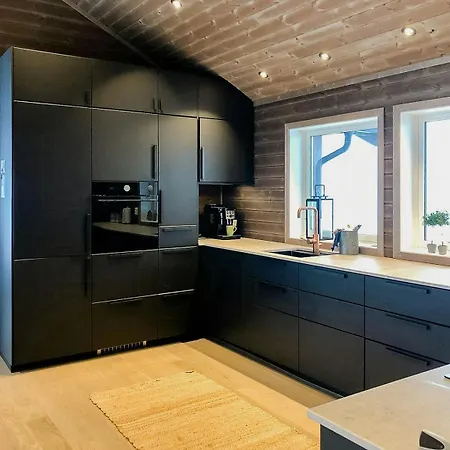 Modern With Breathtaking View At Norefjell 度假居